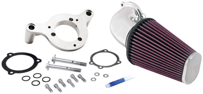 K&N ENGINEERING K&N 01 11 Harley Davidson FX / FL Aircharger Performance Intake Kit