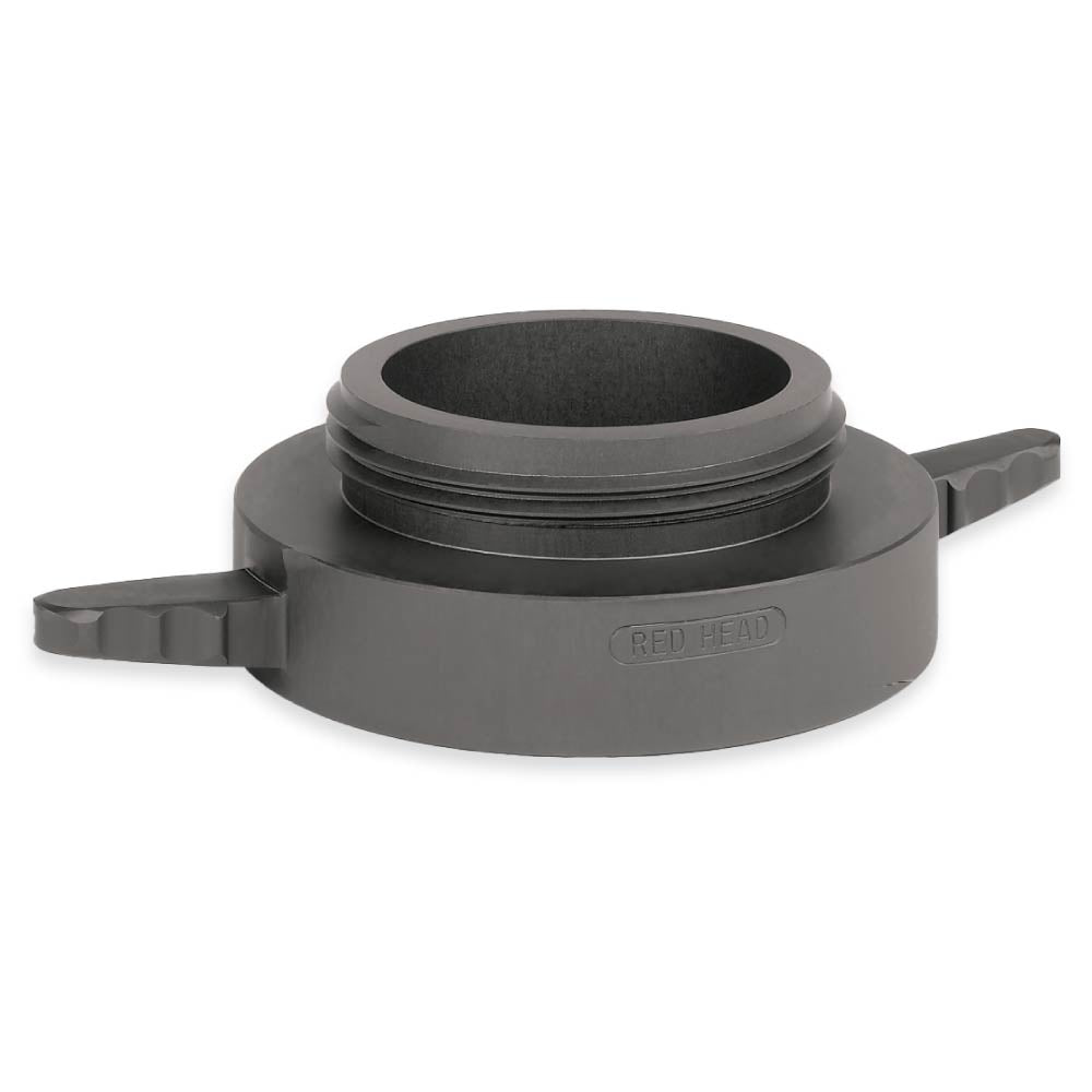 THE FIRE HOSE STORE 4 1/2" NPT Female (Rigid Long Handle) x 3 1/2" NPT Male Aluminum Fire Adapter