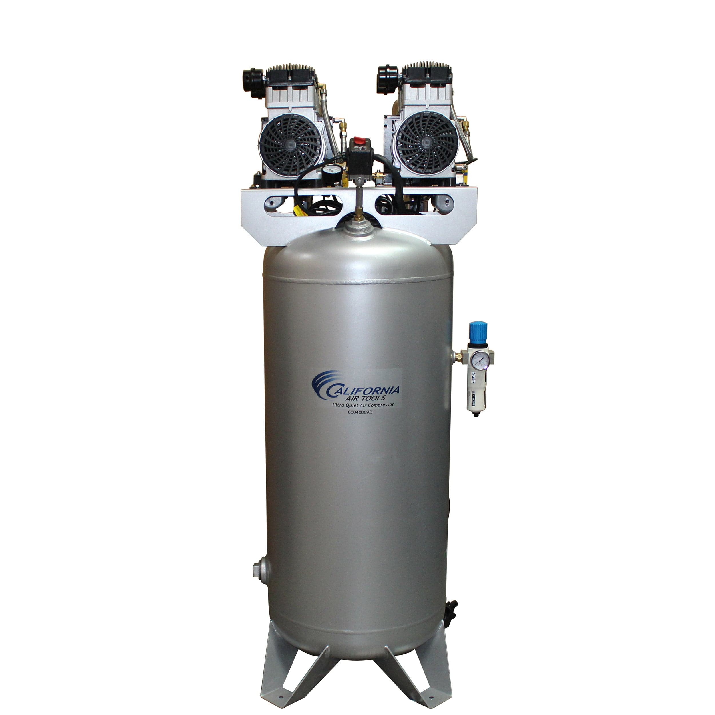 CALIFORNIA AIR TOOLS 4HP 60 Gallon Oil Free Steel Tank Air Compressor with Auto Drain Valve