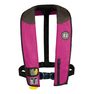 42954 MUSTANG SURVIVAL Mustang Deluxe Adult Inflatable   Manual w/Harness   Universal   Pink/Black/Carbon