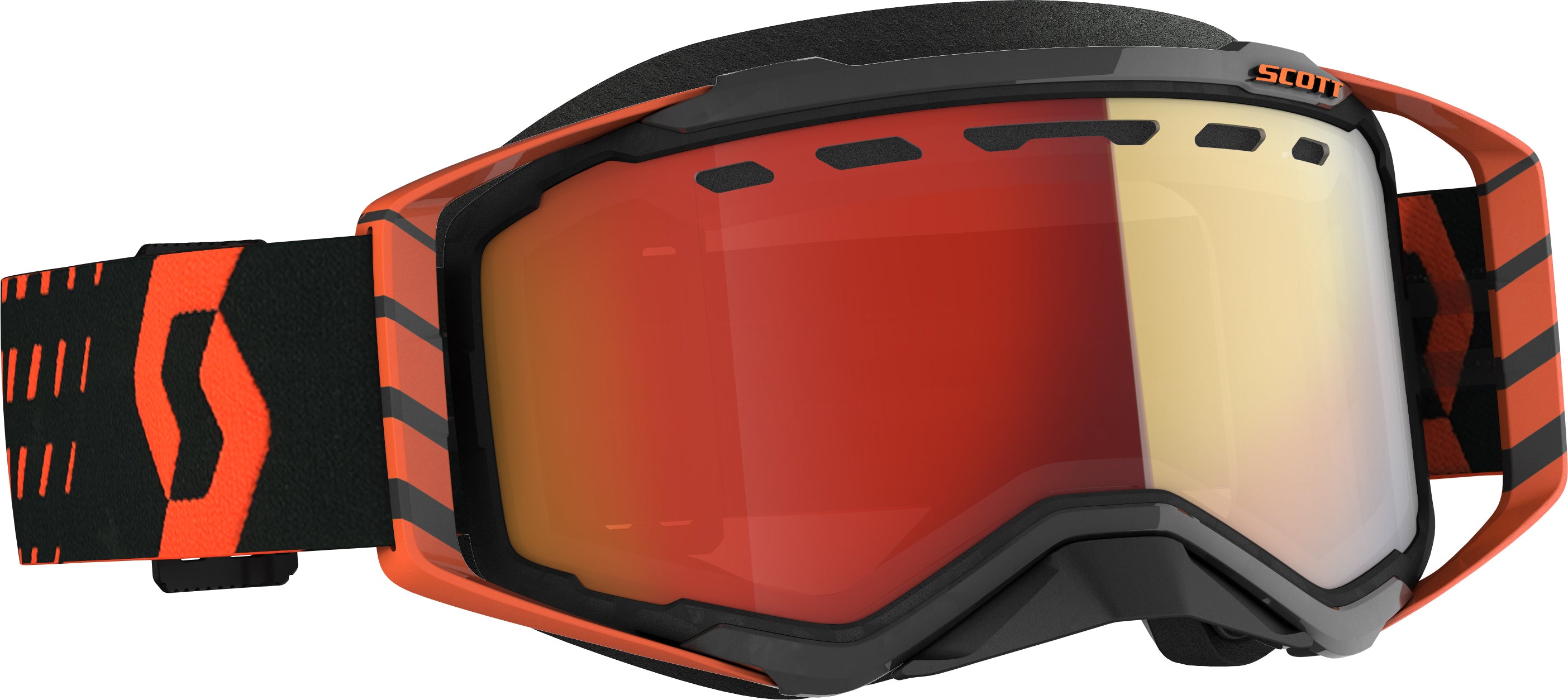 SCOTT Prospect Snwcrs Goggle Org/Blk Enhancer Red Chrome   Part Number 272846 1008312