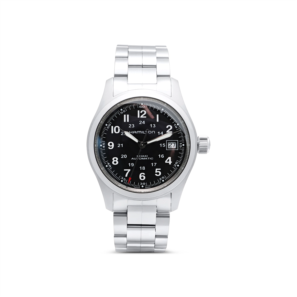 PREOWNED HAMILTON Hamilton Khaki Field Auto Watch Stainless Steel 38mm (Preowned)