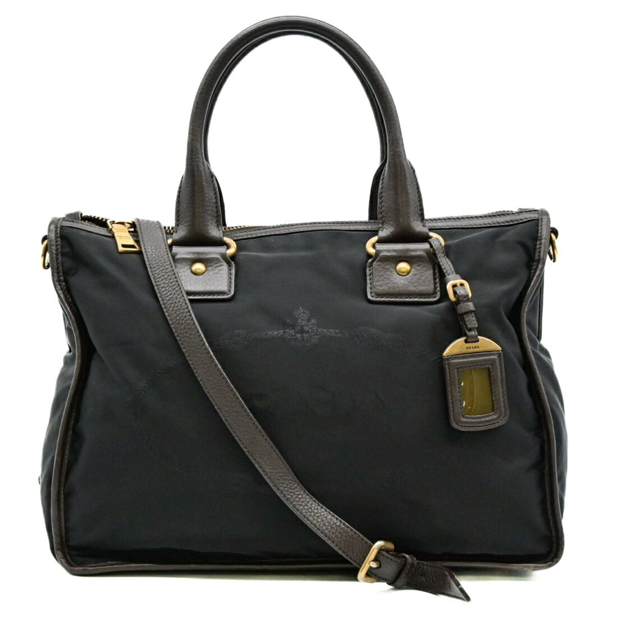 2275 Prada Nylon Handbag Shoulder Bag (Pre Owned)
