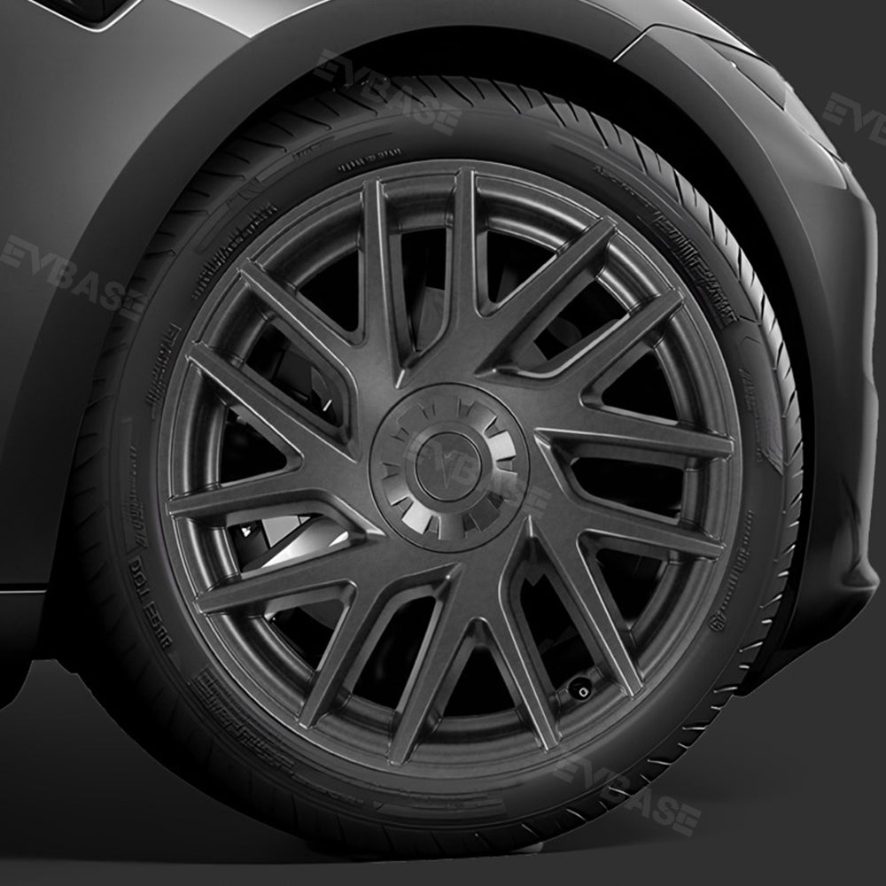 EVBASE PREMIUM EV&TESLA ACCESSORIES Tesla Model 3 Highland 18inch Wheel Covers Photon Hubcaps Tesla Wheel Caps Original Tesla Style