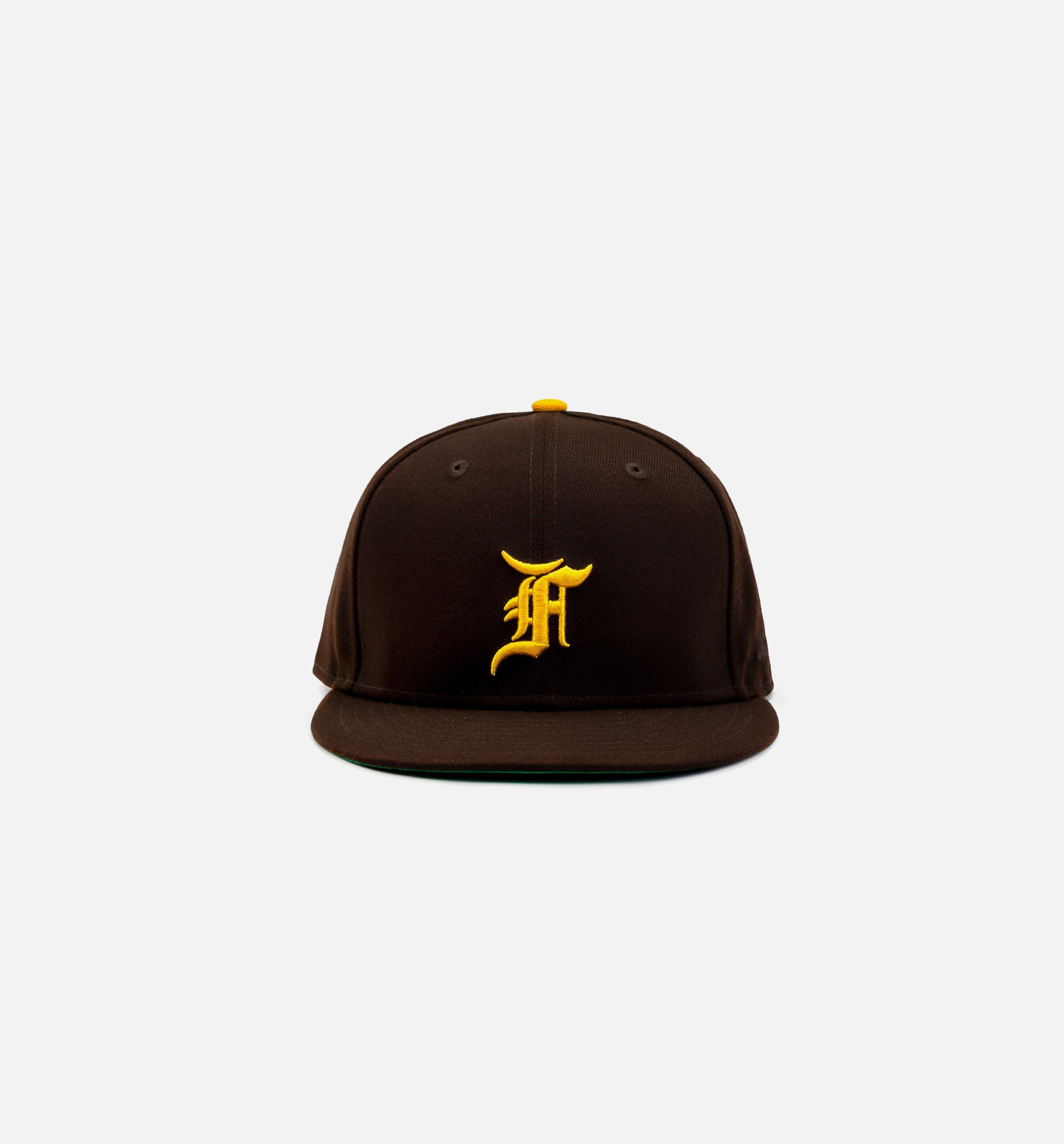 NEW ERA F.O.G. 59Fifty Mens Fitted Hat   Brown Yellow
