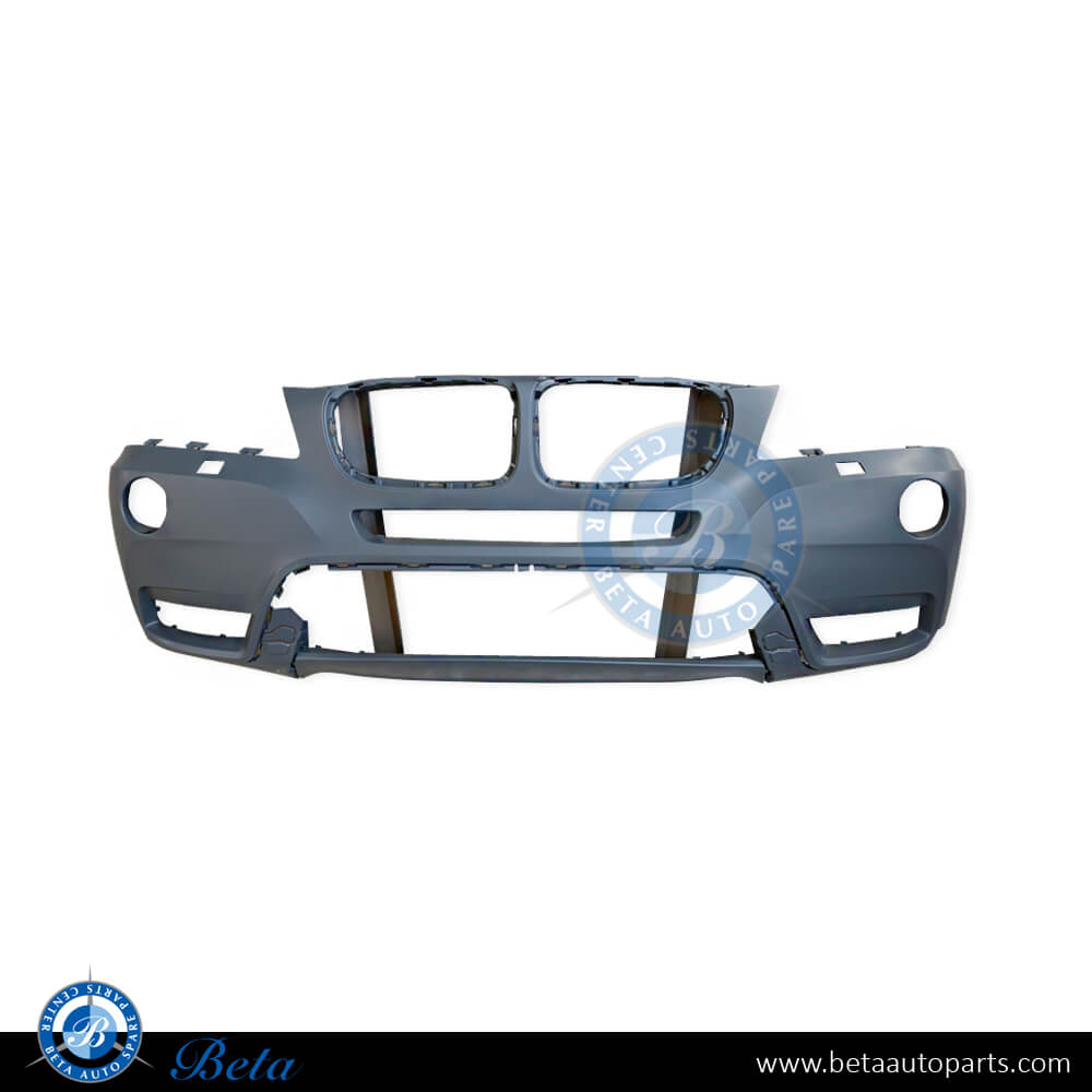 BETAAUTOPARTS BMW X3 F25 (2011 2014), Front Bumper with Washer, Taiwan, 51117261188