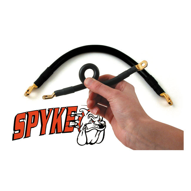 Spyke, battery cable set. Gold plated   89 93 FLT models (NU)