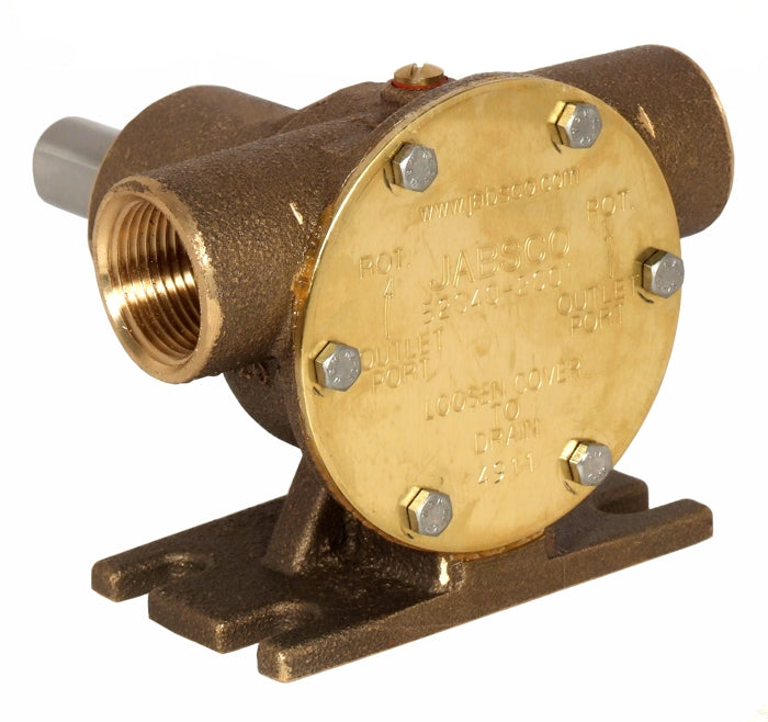 ¾” bronze pump, 40 size, foot mounted with BSP threaded ports   Jabsco 52040 2001   this Supesedes Part No 4900 200