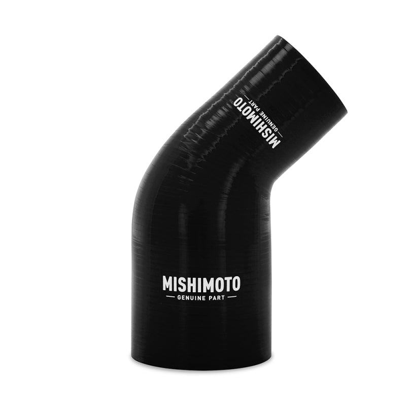 Mishimoto Silicone Reducer Coupler 45 Degree 1.75in to 2.5in   Black