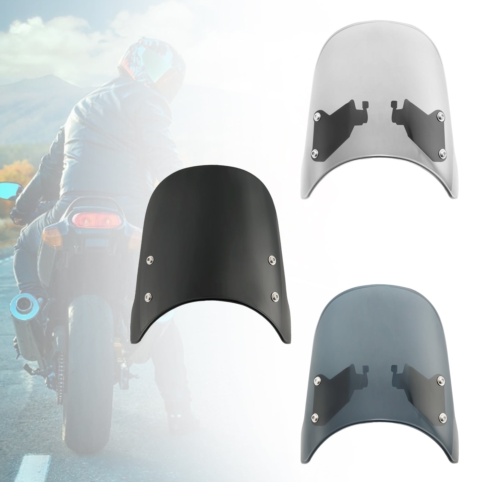 VIPIH Husqvarna Vitpilen 401 Svartpilen 401 2019 2023 Windshield WindScreen