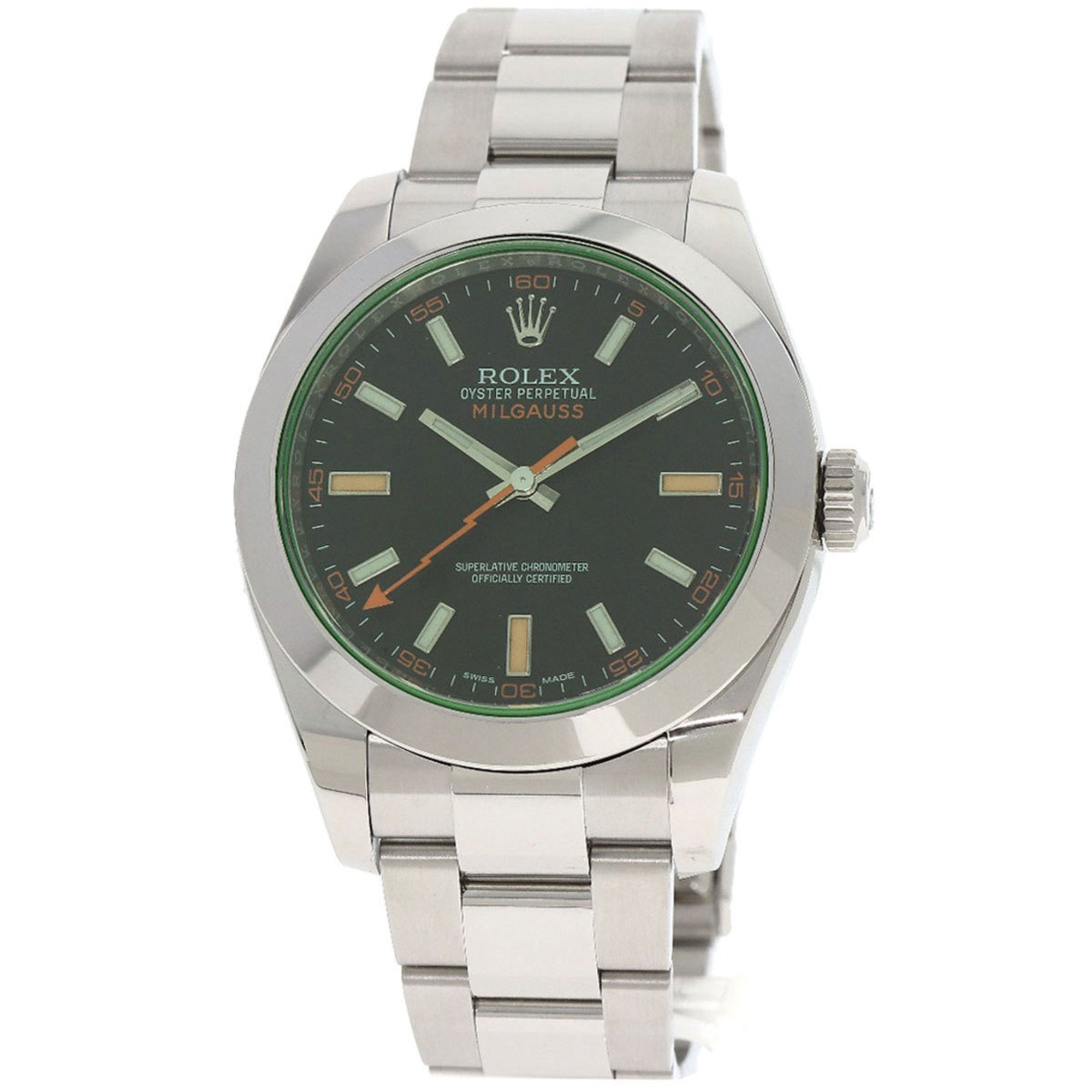 2275 Rolex Milgauss Stainless Steel Wristwatch (Pre Owned)