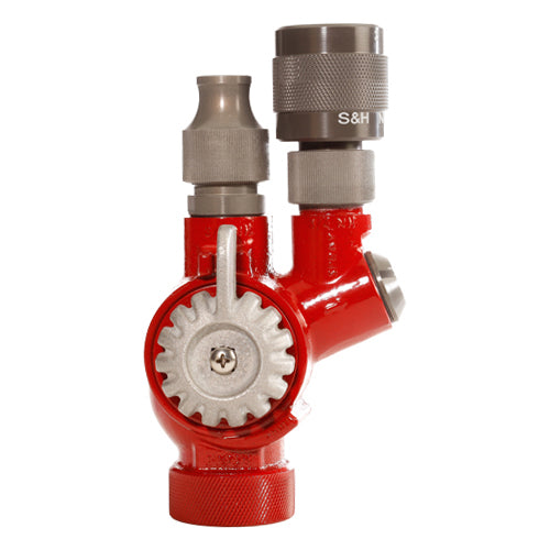 FIREHOSEDIRECT 1" Red Twin Tip Forestry Nozzle (NPSH)