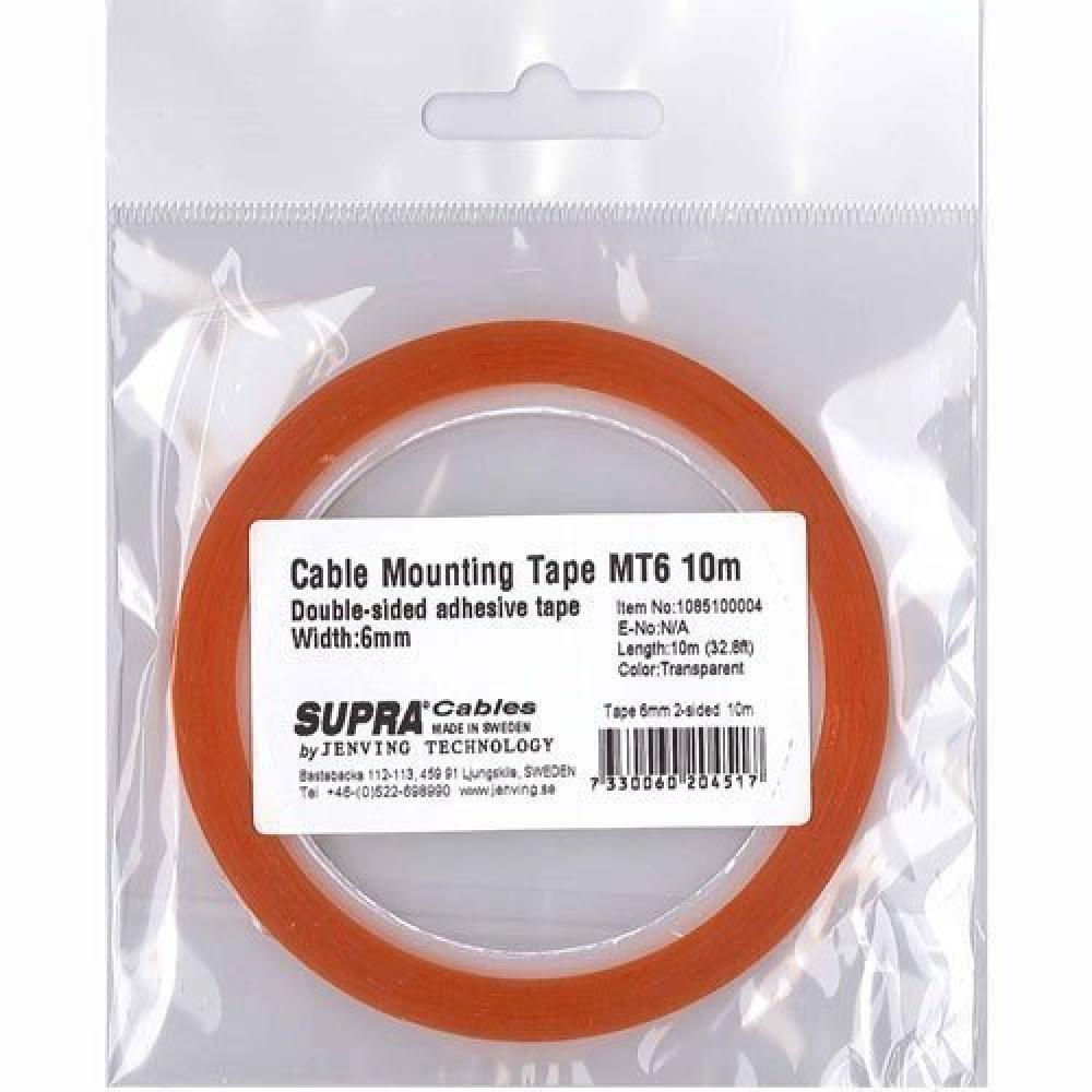 Supra MT6 double sided installation tape, transparent 10 m