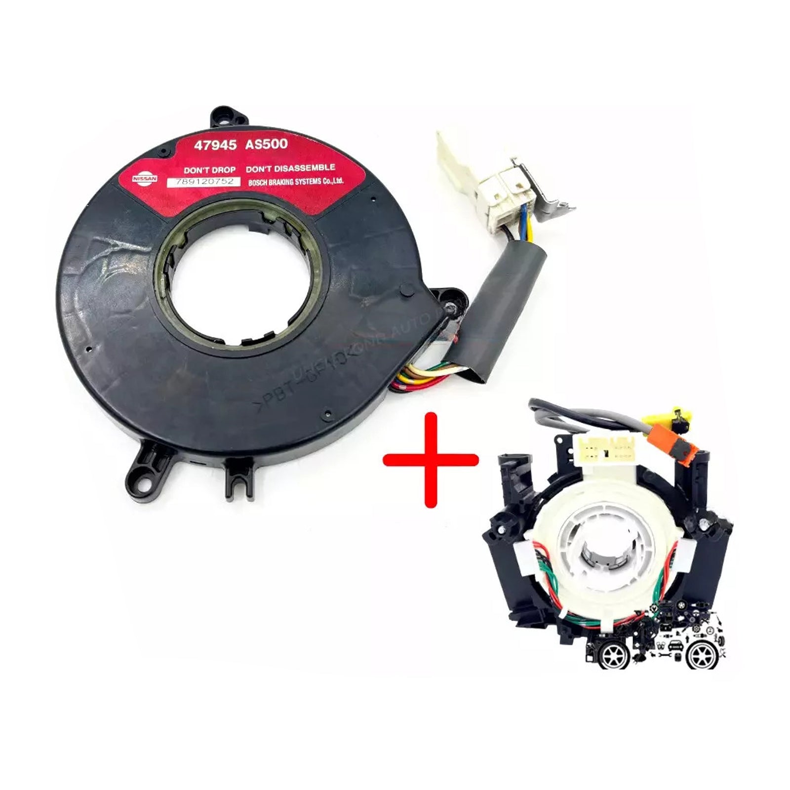 VIPIH Clock Spring+Steering Angle Sensor Assembly 47945 AS500 For NISSAN 2003 2017