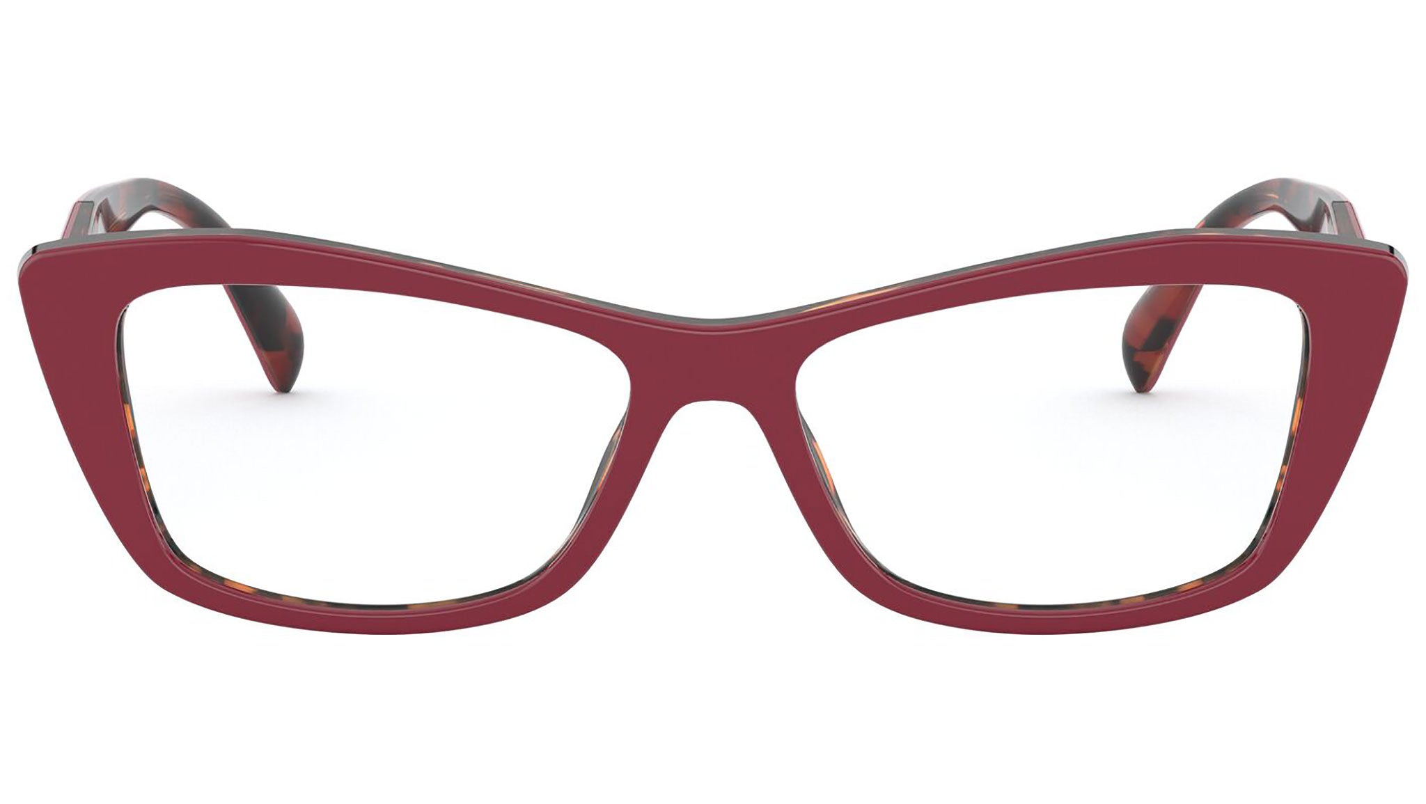 PRADA PR 15XV 07C1O1 red and havana
