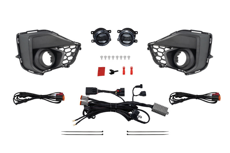 Diode Dynamics 2024 Ford Mustang GT Elite Series Add On Fog Lamp Kit White