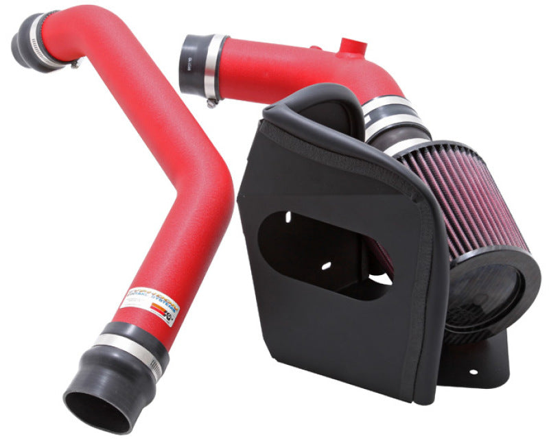 K&N ENGINEERING K&N 08 09 Mitsubishi Evo X Wrinkle Red Typhoon Short Ram Intake