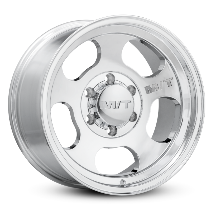 Mickey Thompson Canyon Polished Wheel   16X12 6X5.5 BP 4.53in BS  50 Offset 108.1mm Bore