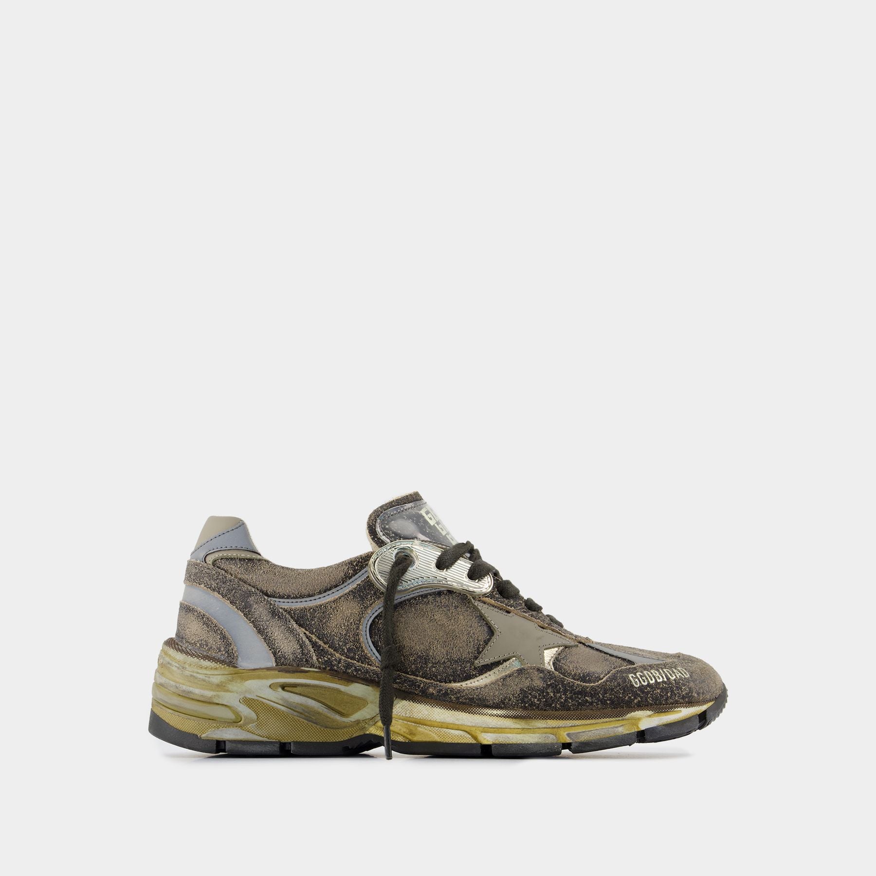 Sneakers Running Dad   Golden Goose Deluxe Brand   Cuir   Kaki