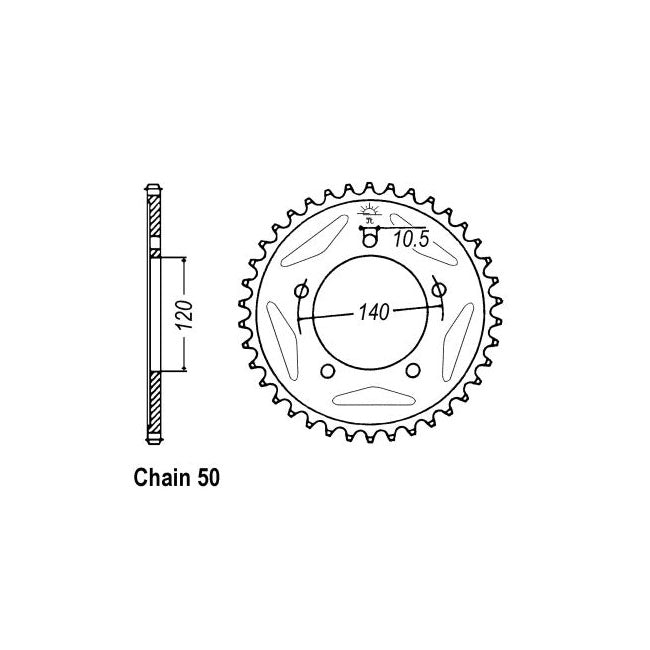 JT SPROCKETS JT Rear Sprocket 1800.42   Suzuki: 01 06  GSX R1000 K1 K6