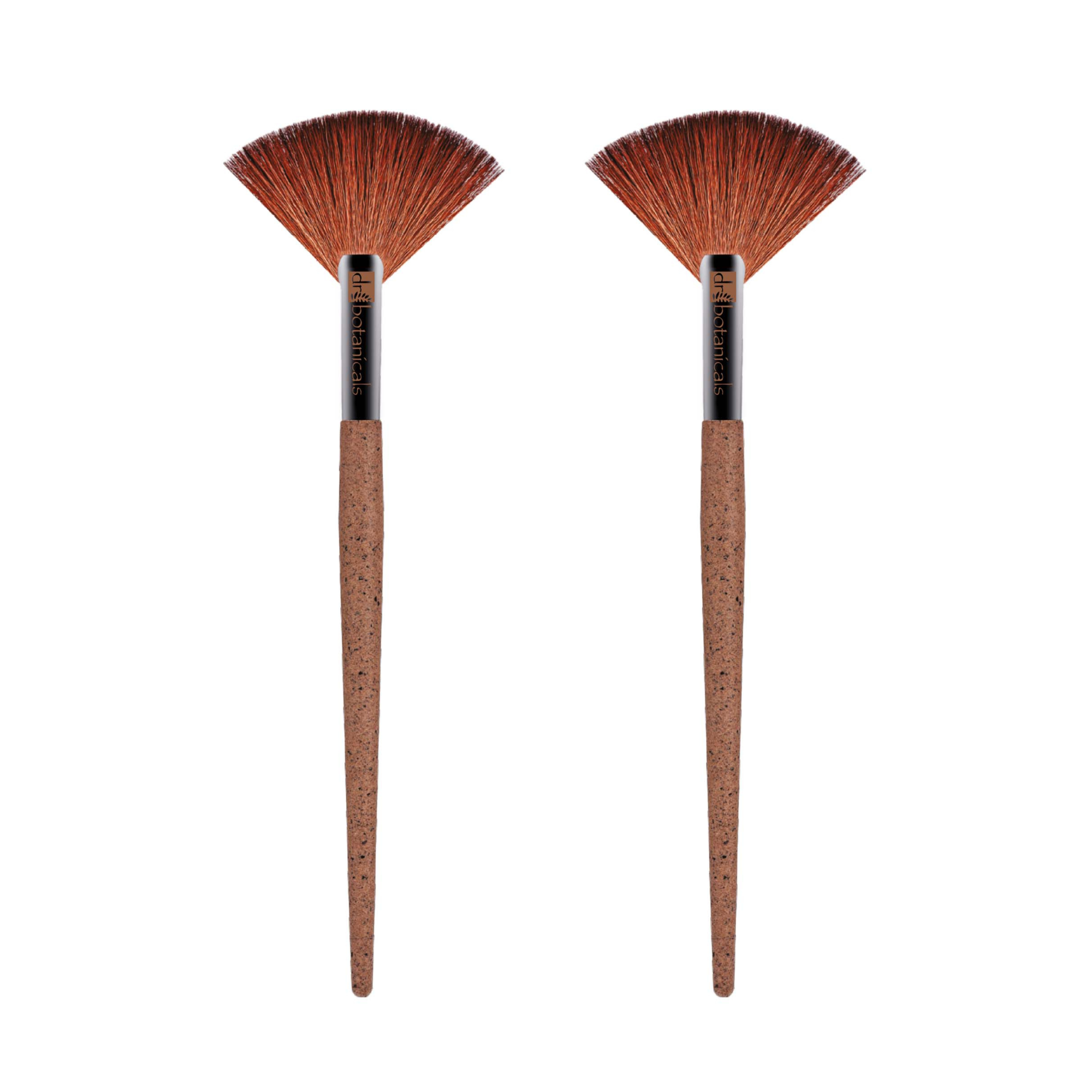 2508 Coffee Ground Fan Brush Twin Value Savings Pack