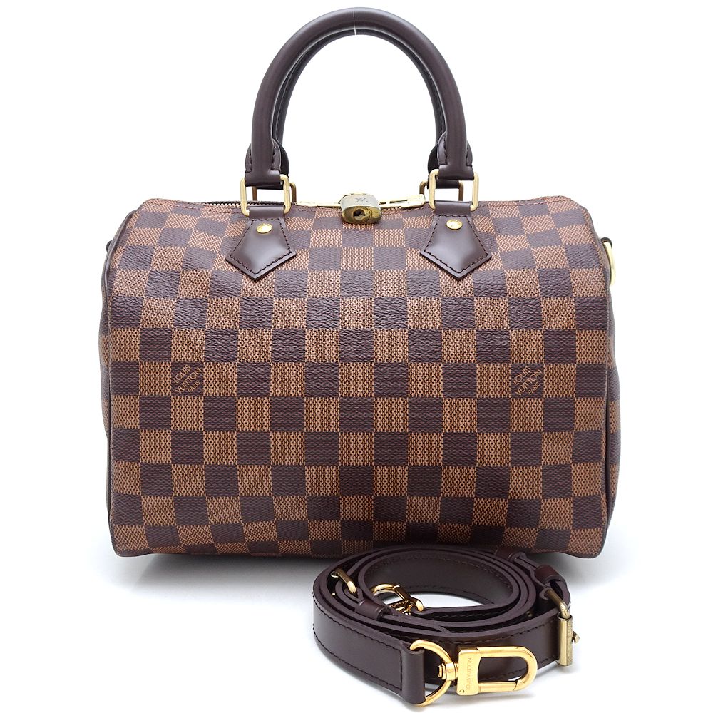 2604 Louis Vuitton Damier Speedy Bandouliere 25 Bag