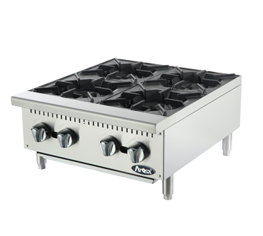 FOOD EQUIPMENT SUPPLIES INC. ATOSA HD 24 in 4 Burner Hotplate, Total 128,000 BTU   NG/LP   ACHP 24