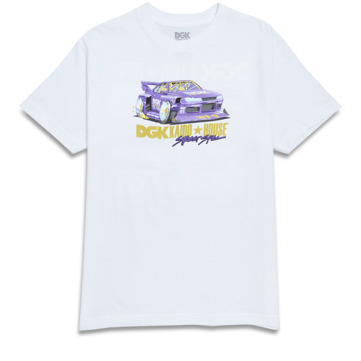 DGK SKATEBOARDS DGK x Kaido House Roulette Racer T Shirt   White