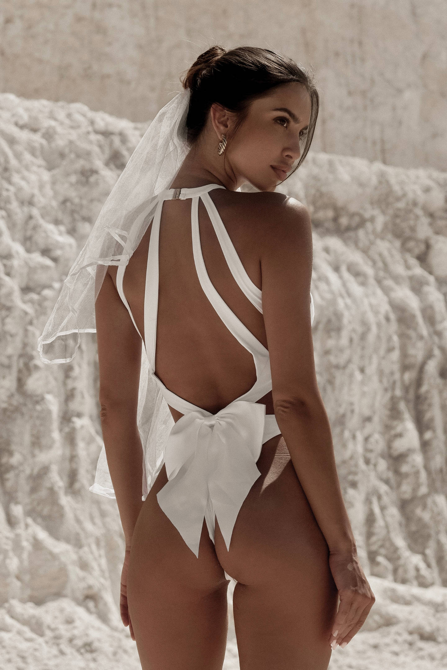 ALT SWIM Bellisa The Suit of Love   White