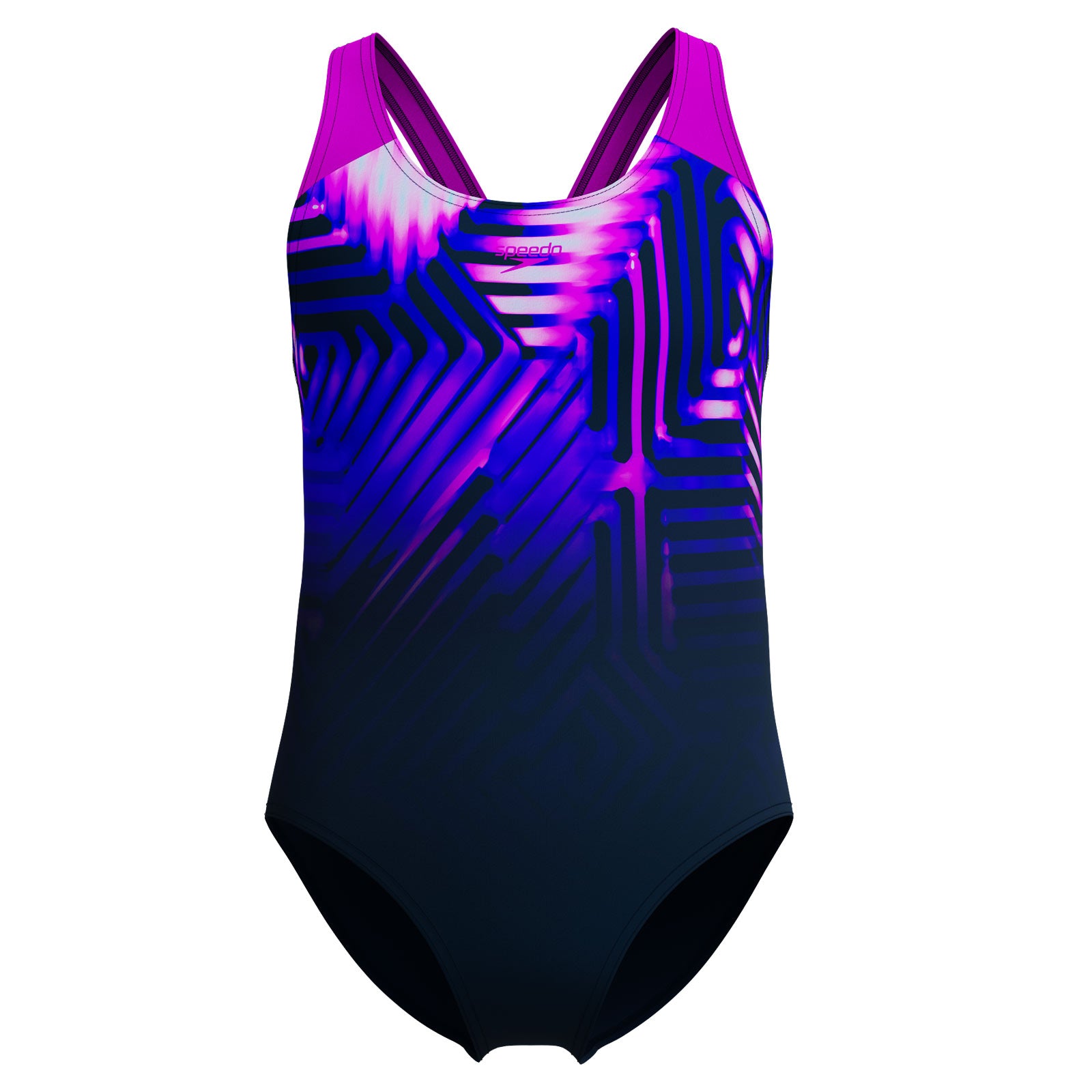 Speedo Digital Placement Splashback Girls Swimsuit
