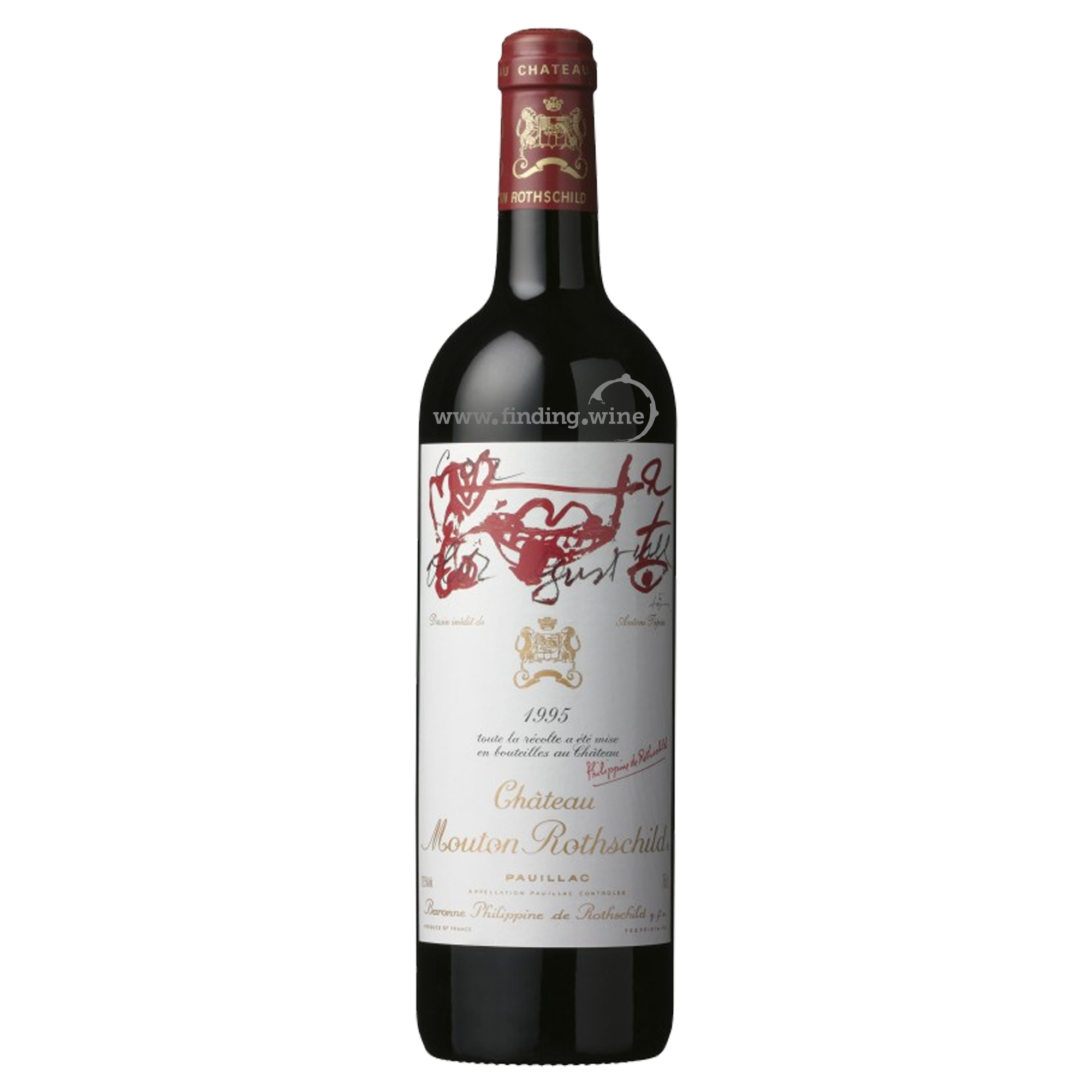 Chateau Mouton Rothschild   1995   Pauillac   750 ml.