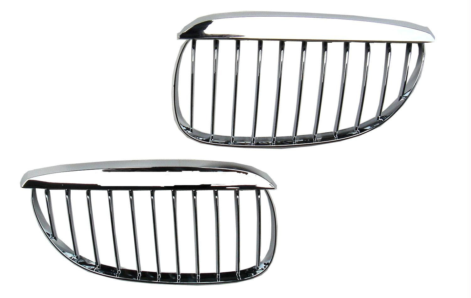WELLSTAR Custom Chrome Grille Cover BMW 5 Series 2004 2007