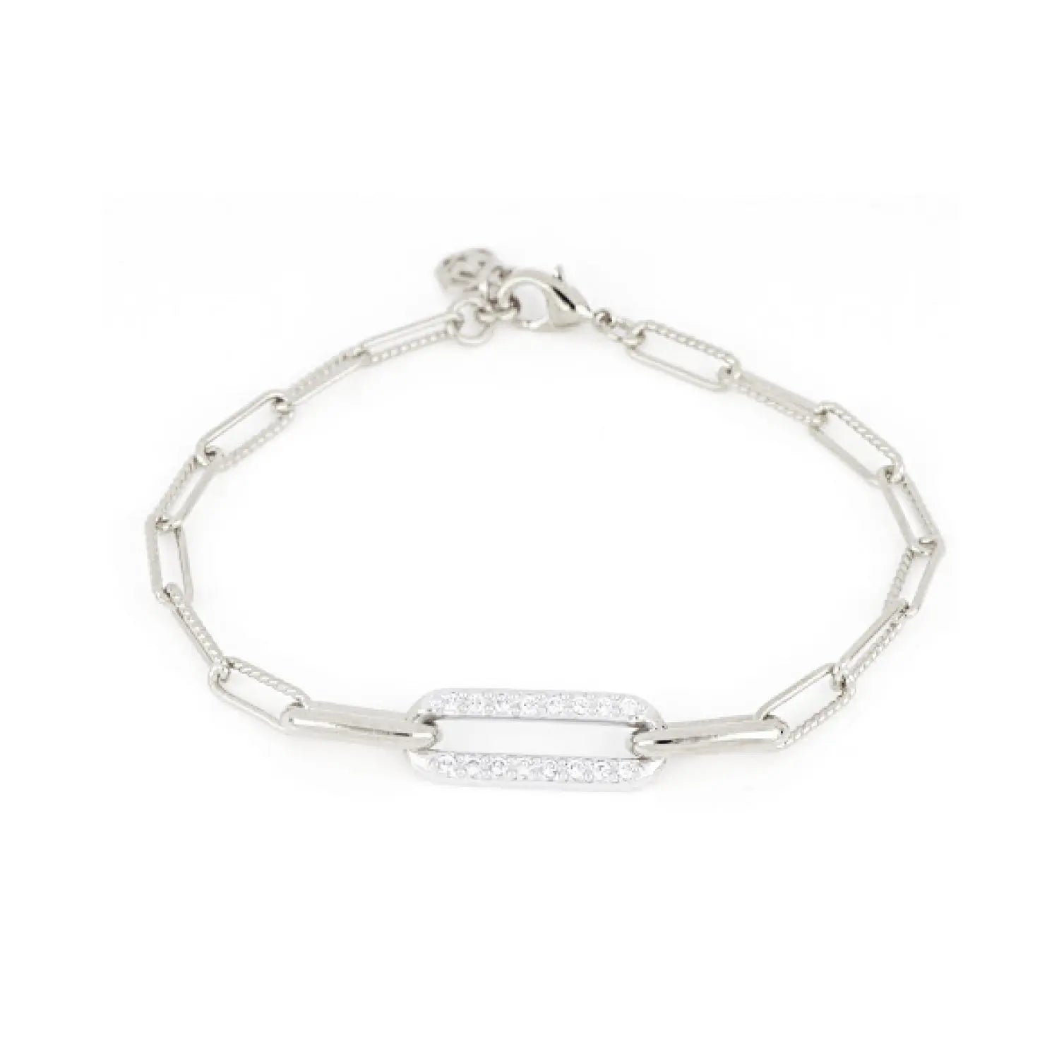 JOHN MEDEIROS JEWELRY COLLECTIONS Diamante   Large Pavé Link Bracelet