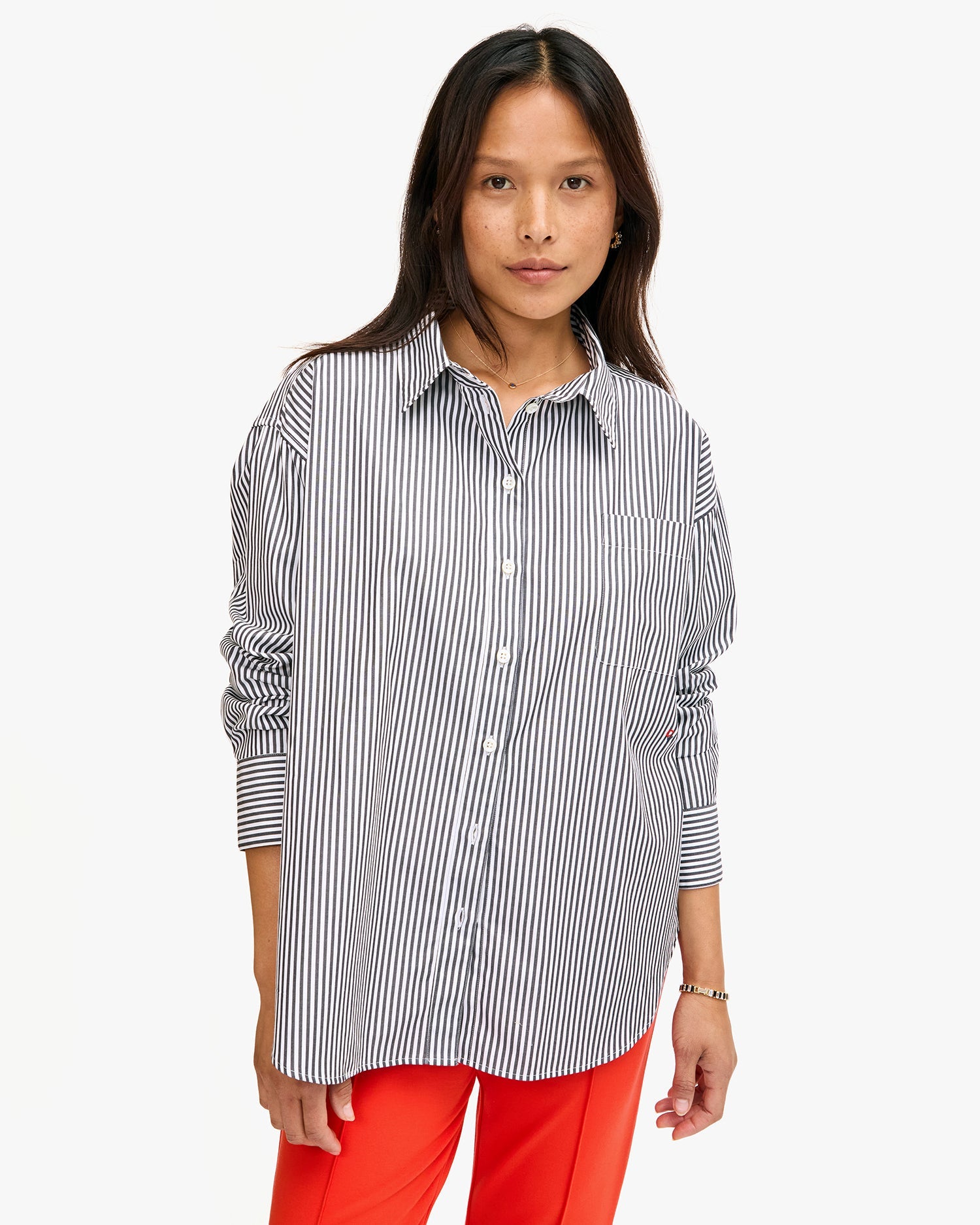 CLARE V. SALE Emilette Oversized Shirt