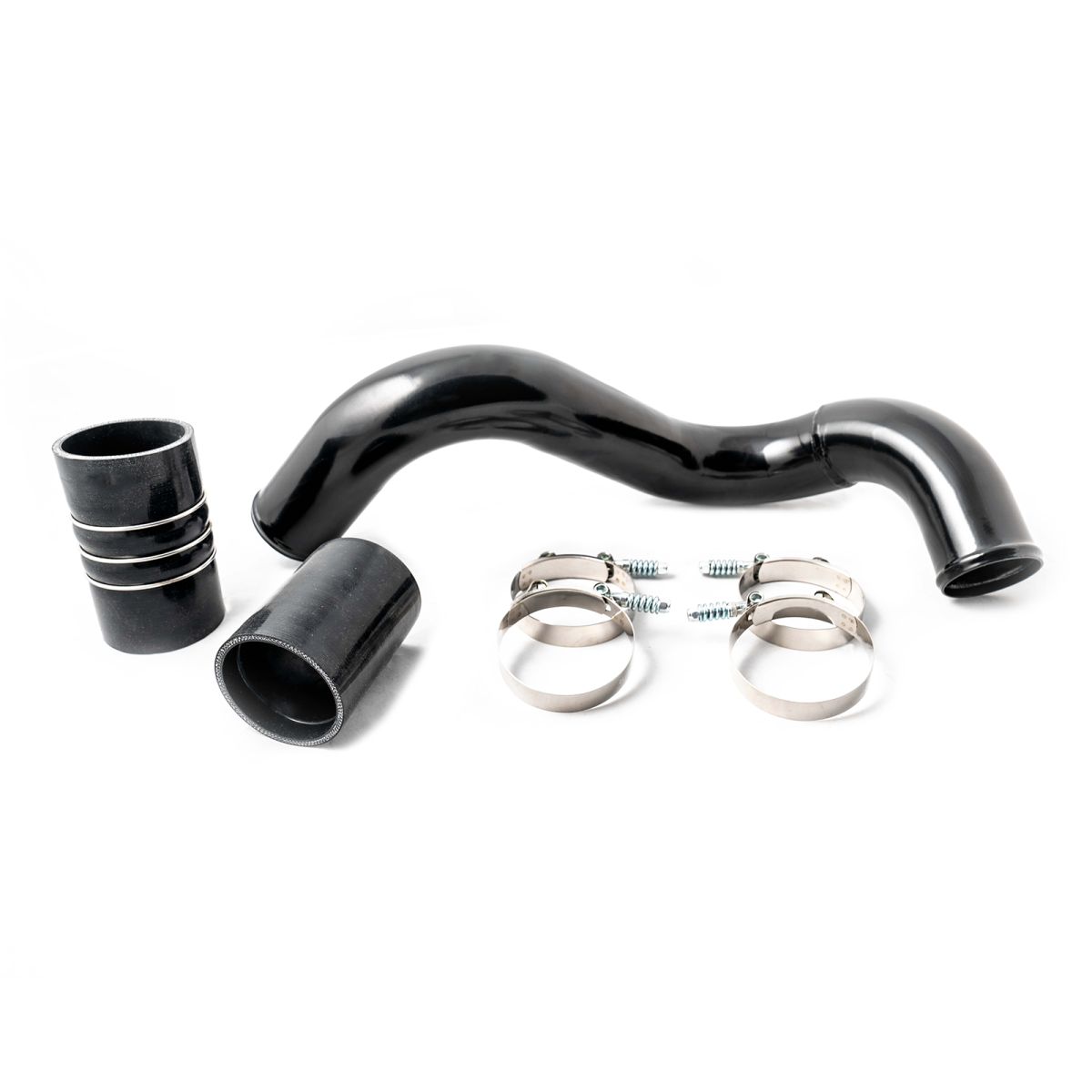 Rudy's Black Cold Side Intercooler Pipe 03 07 Ford F 250/F 350 6.0L Powerstroke