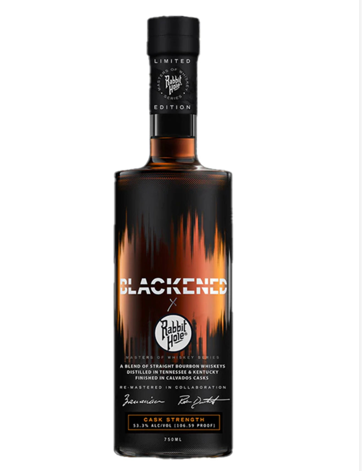BLACKENED X WILLETT Blackened x Rabbit Hole Limited Edition Bourbon Whiskey Finished in Calvados Casks
