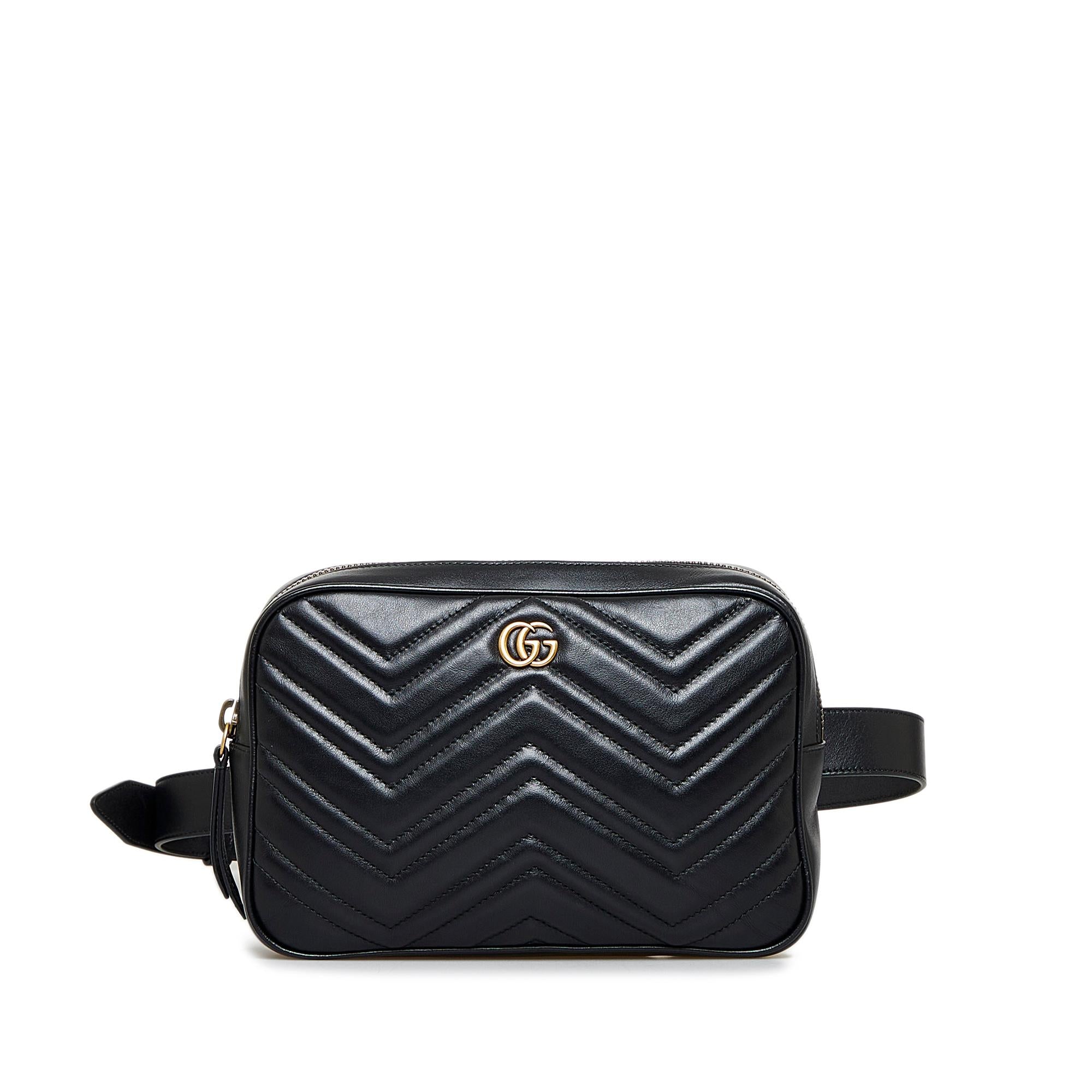 Gucci GG Marmont Matelasse Square Belt Bag (SHG wwReIG)