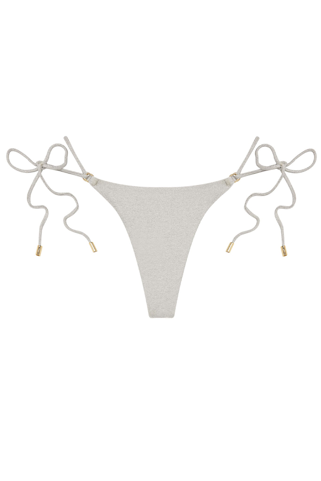 MONDAY SWIMWEAR Hanalei Bottom   Soft Silver Shimmer