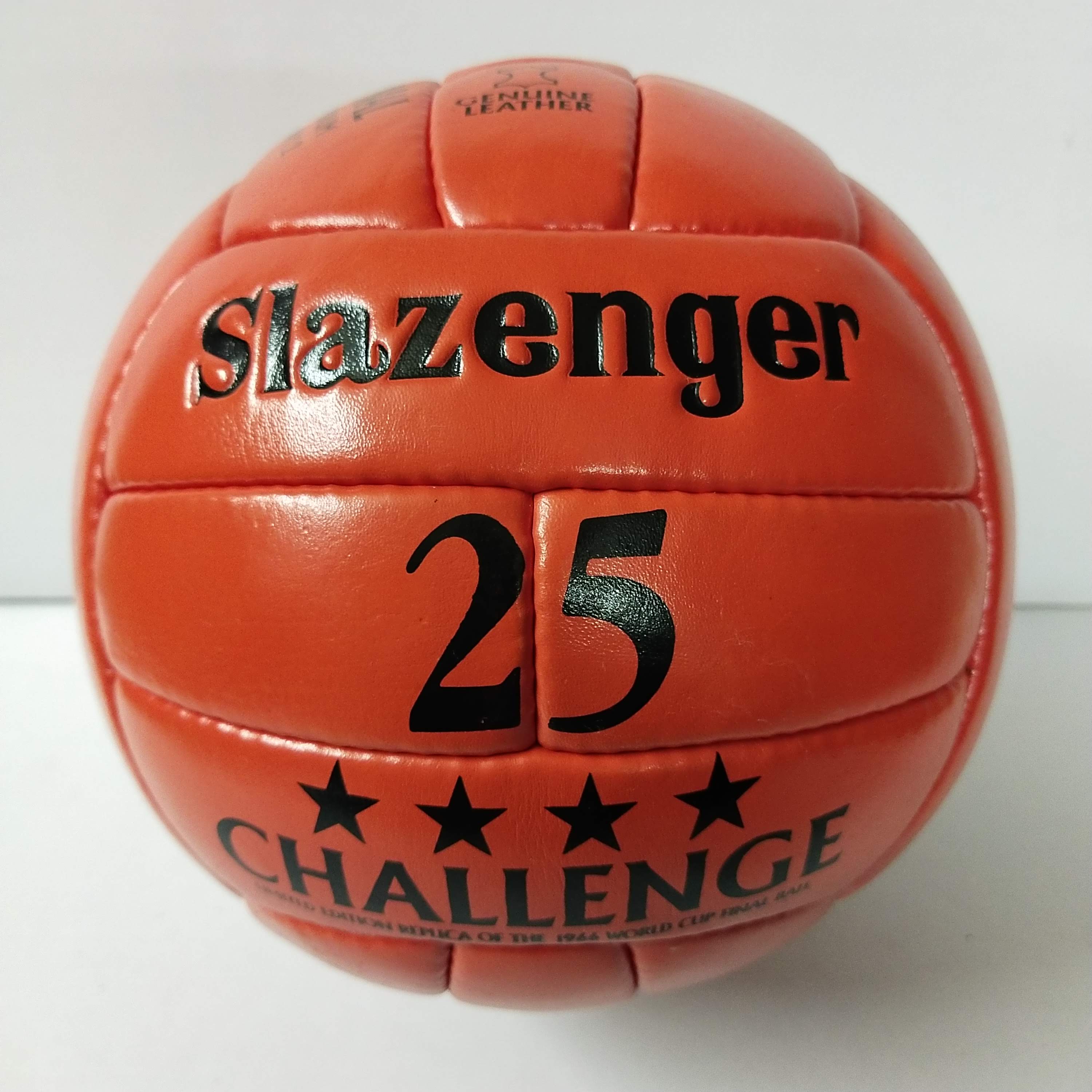 Slazenger 25   Challenge   1966 FIFA World Cup Ball   GENIUNE LEATHER SIZE 5
