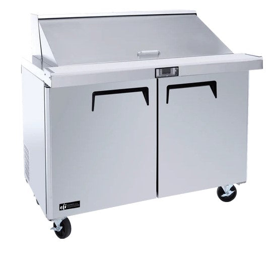EFI CMDR2 48VC   48.2" Mega Top Refrigerated Prep Table with Two Doors
