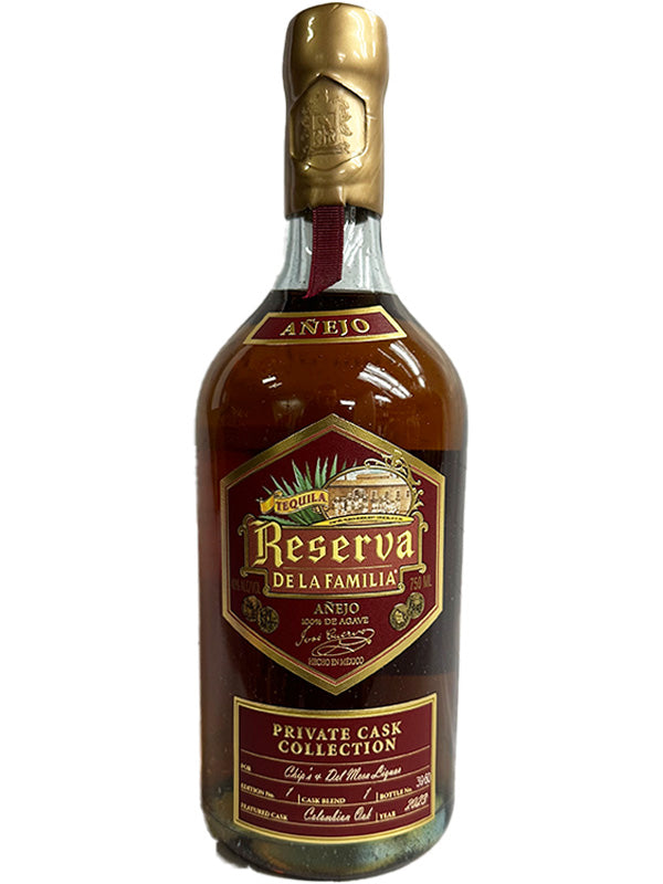 Jose Cuervo Reserva De La Familia Chips & Del Mesa Liquor Private Cask Collection Anejo Tequila Blend 1