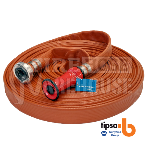 FIRE HOSE WAREHOUSE Armtex One Professional Fire Fighting Hose Kit 38mm I.D. x 30 metres   Storz