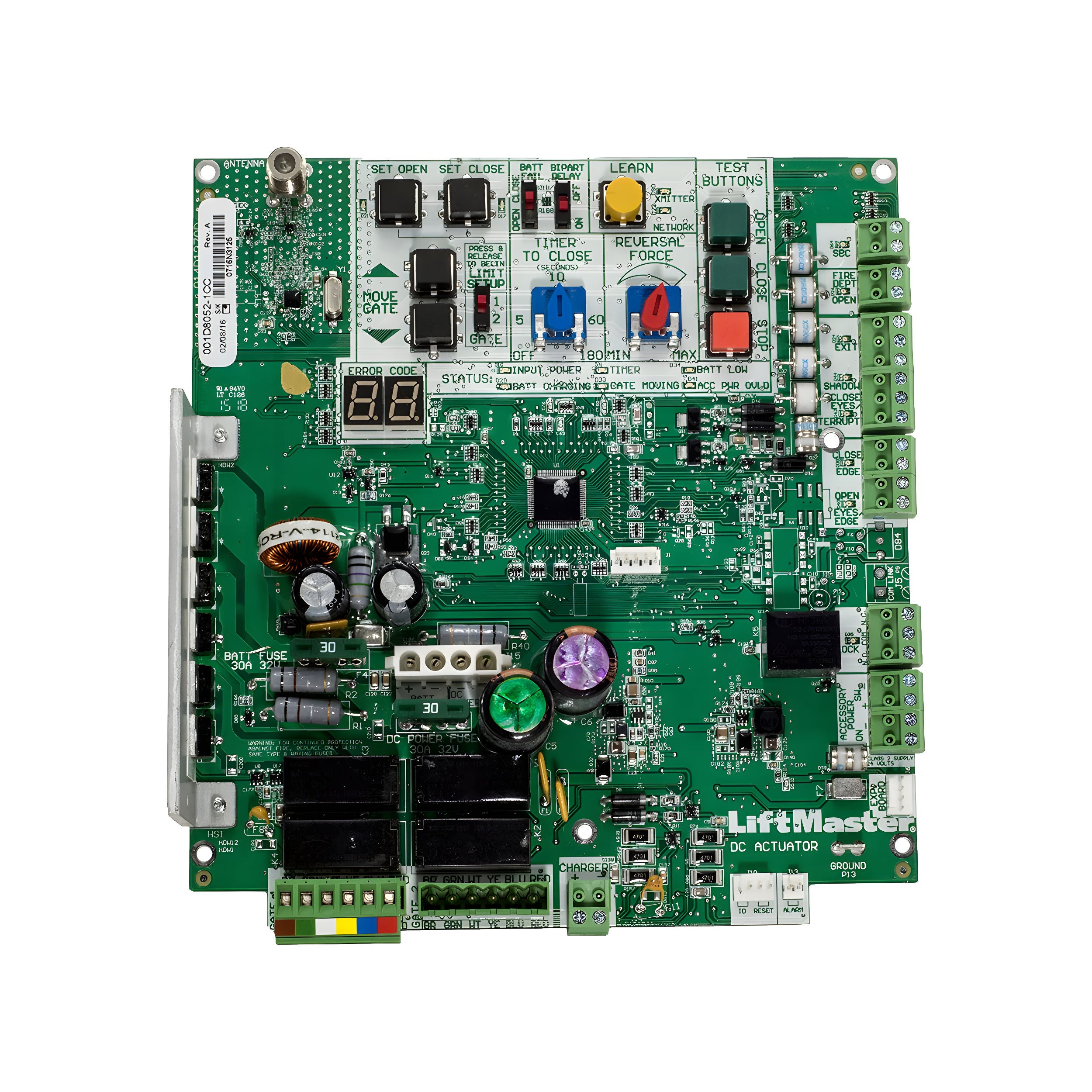 LiftMaster K1D8052 1CC Main Control Board for LA500, LA400, and LA412