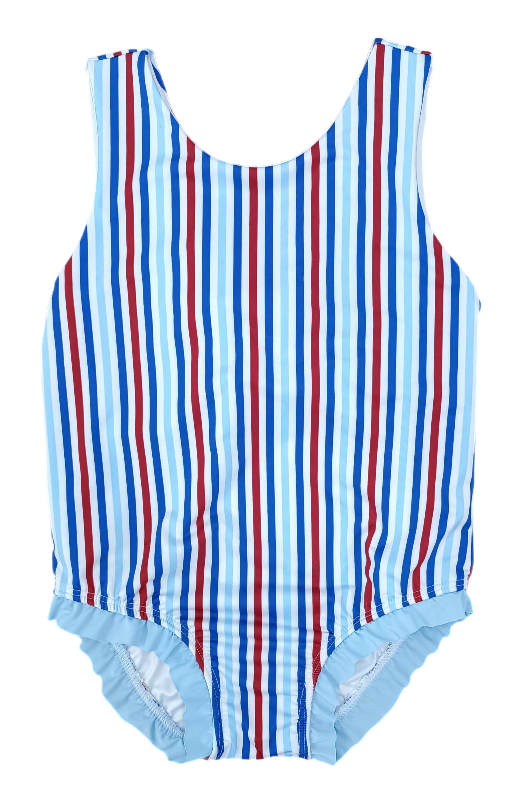JAMES & LOTTIE Patriotic Stripe Lottie One Piece Swimsuit
