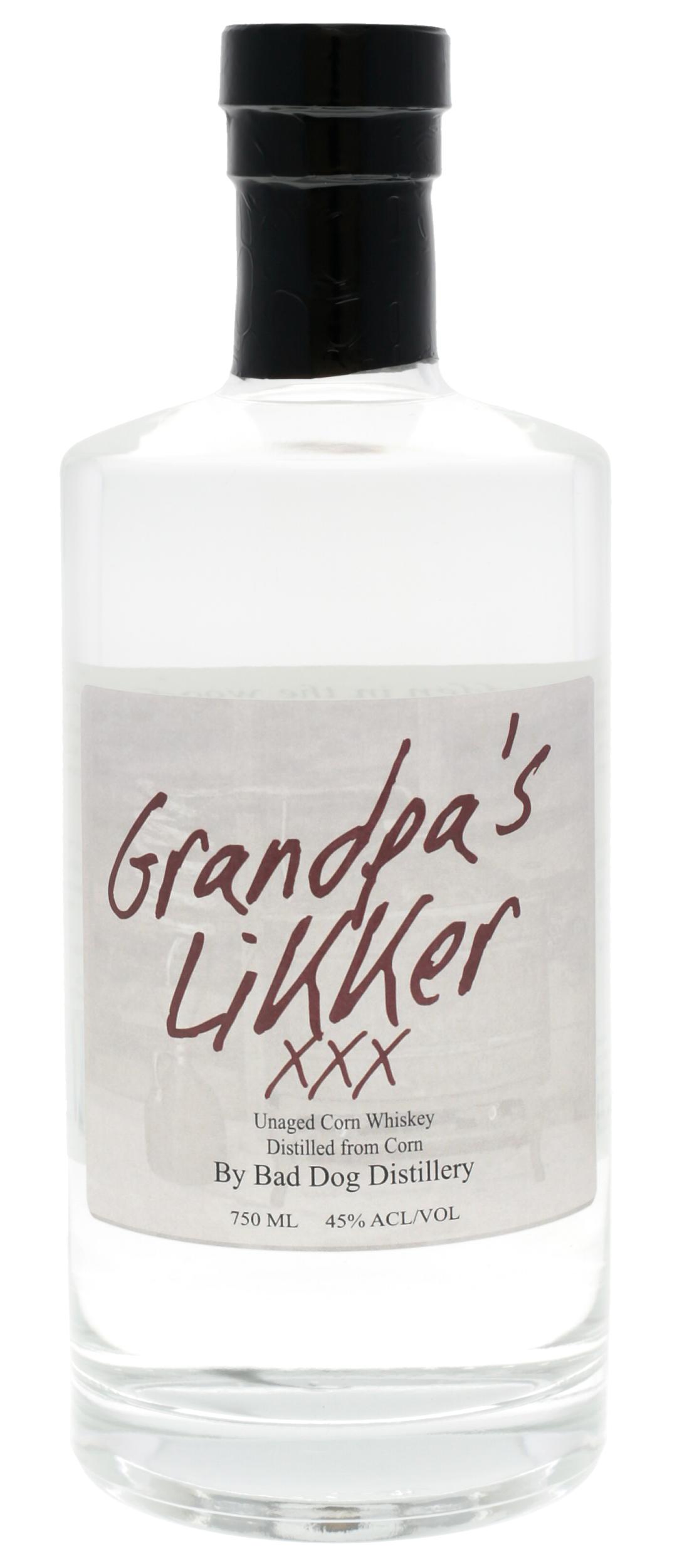 BAD DOG DISTILLERY Grandpa's Likker Moonshine
