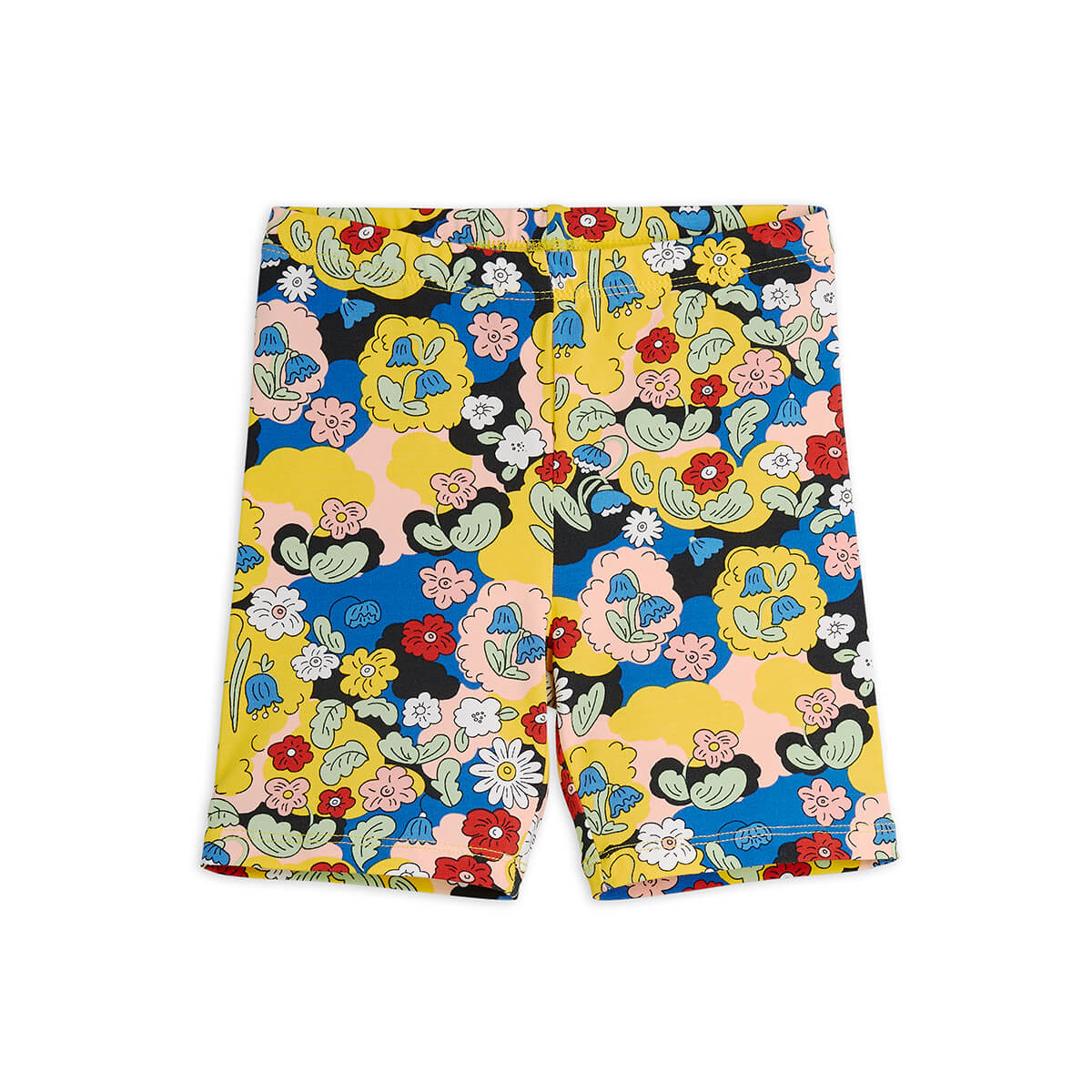 MINI RODINI PRE AW25 Flowers AOP Bike Shorts in Multi by Mini Rodini