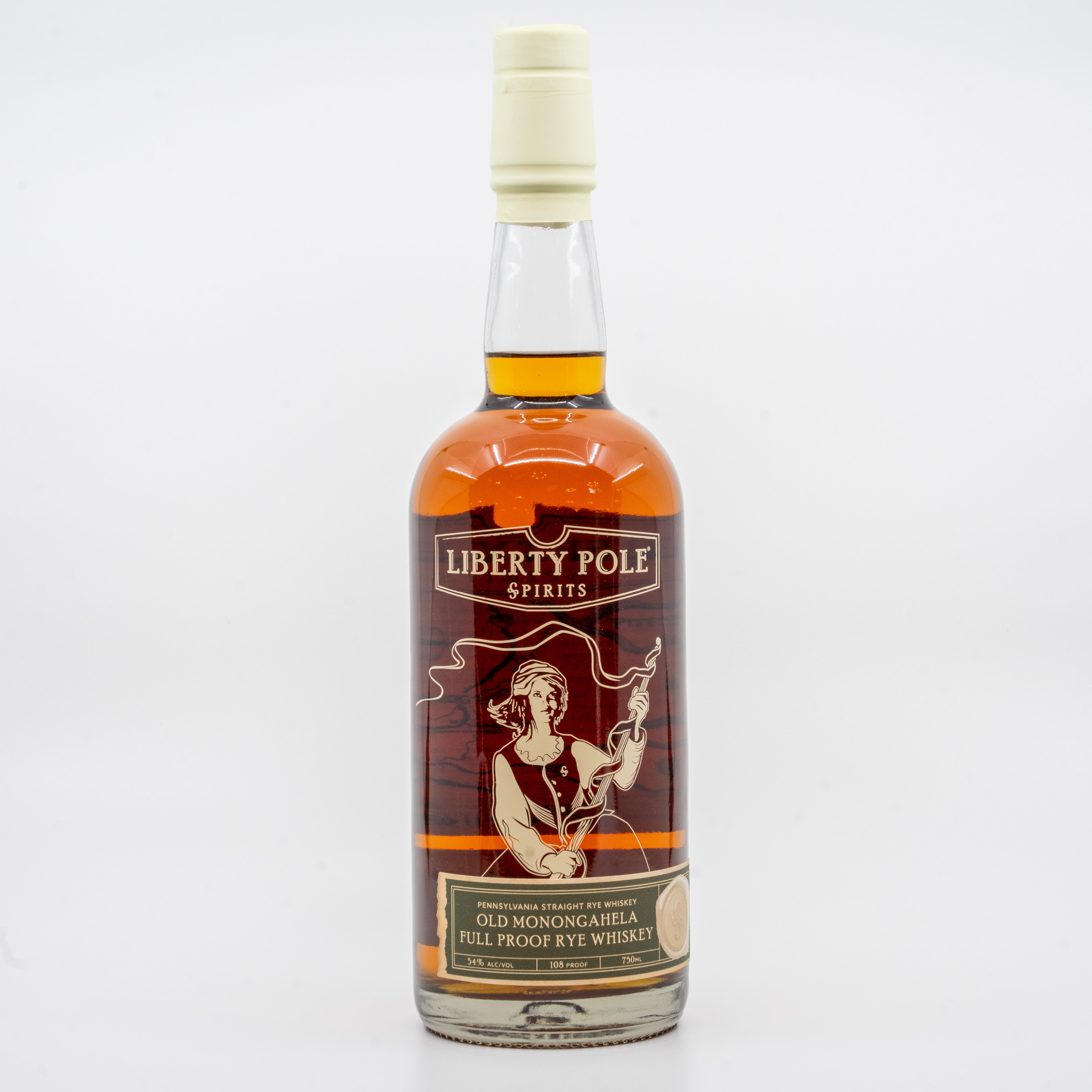 LIBERTY POLE SPIRITS Old Monongahela Full Proof Rye Whiskey
