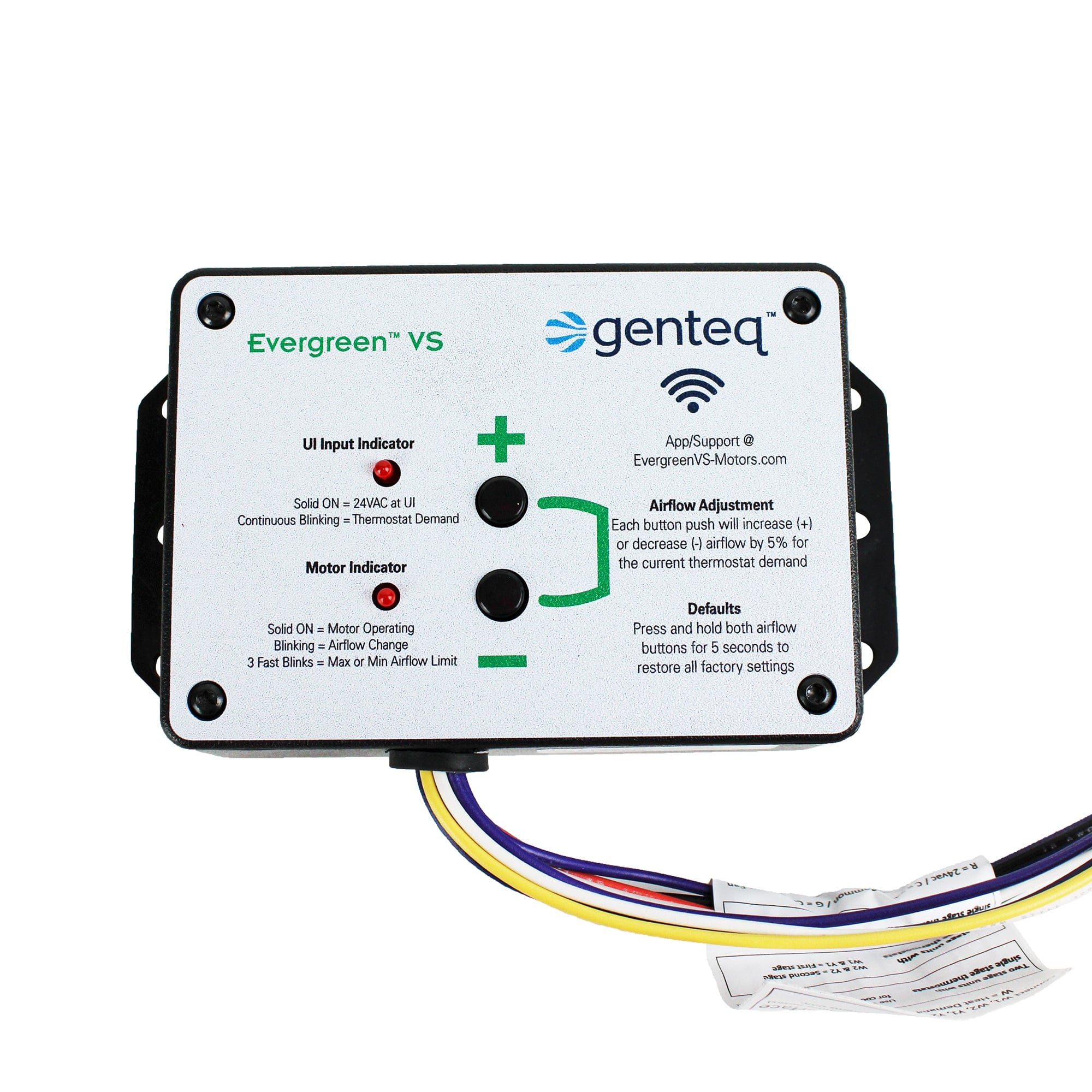 REGAL REXNORD Genteq 5K010V Interface for Evergreen VS Motors