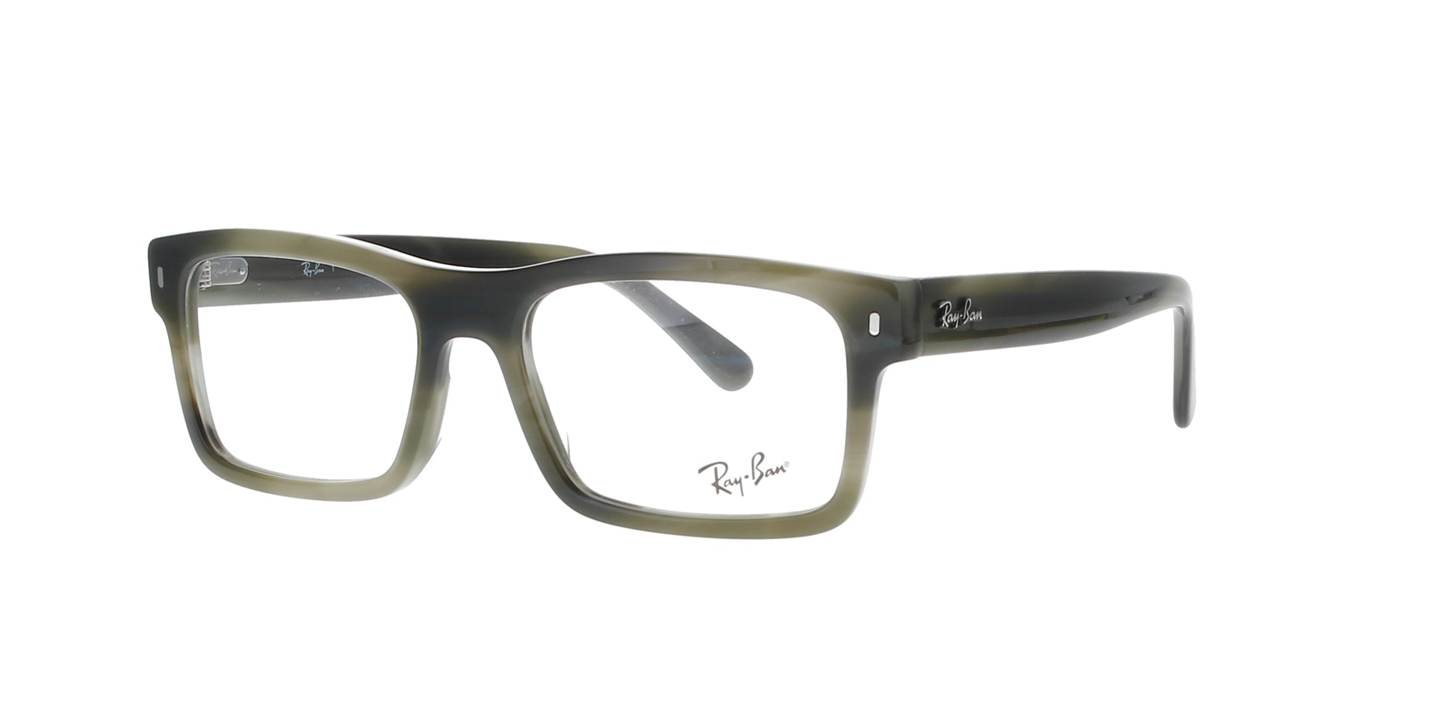 PRELOVED Polished Havana Green Rayban Frame