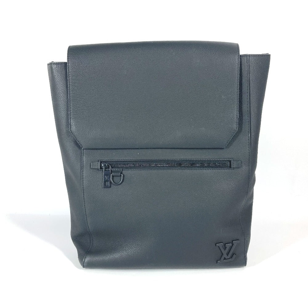 LOUIS VUITTON Backpack M21367 Taurillon Clemence Leather black Aerogram fastline bag pack